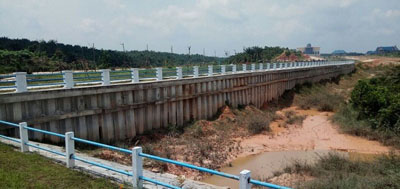 Embung di Komplek Perkantoran Pemko Pekanbaru Terancam Tak Bisa Digunakan